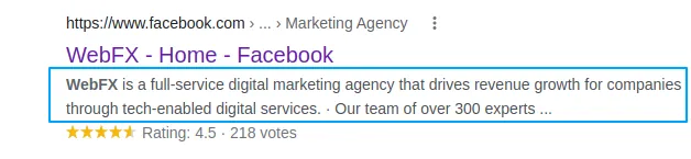 Implement Facebook SEO- In About Section