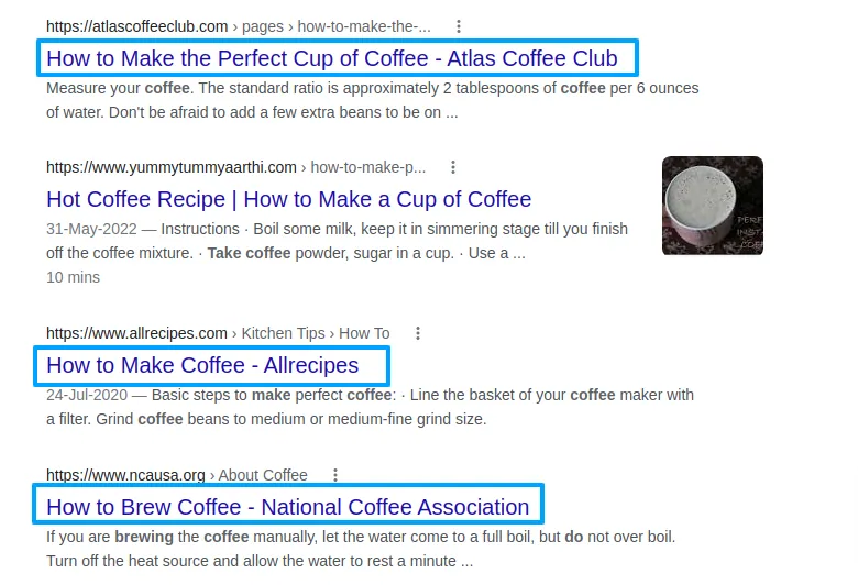 Informational Users Intent
