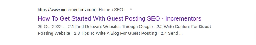 Informational Users Intent