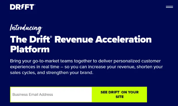 Lead Generation Tools- Drift