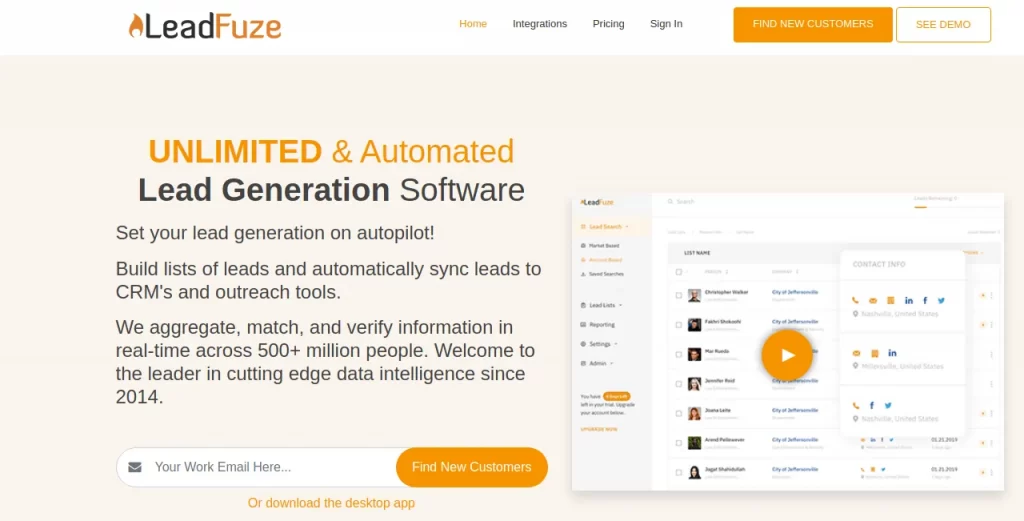 Lead Generation Tools- LeadFize