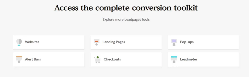 Lead Generation Tools- LeadPages-Toolkit