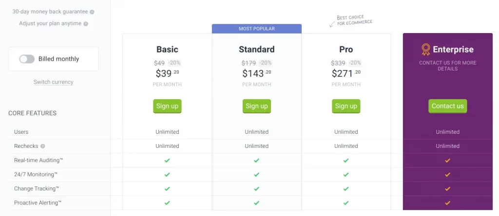 SEO Audit Tools- ContentKing-SEOAudit-Pricing
