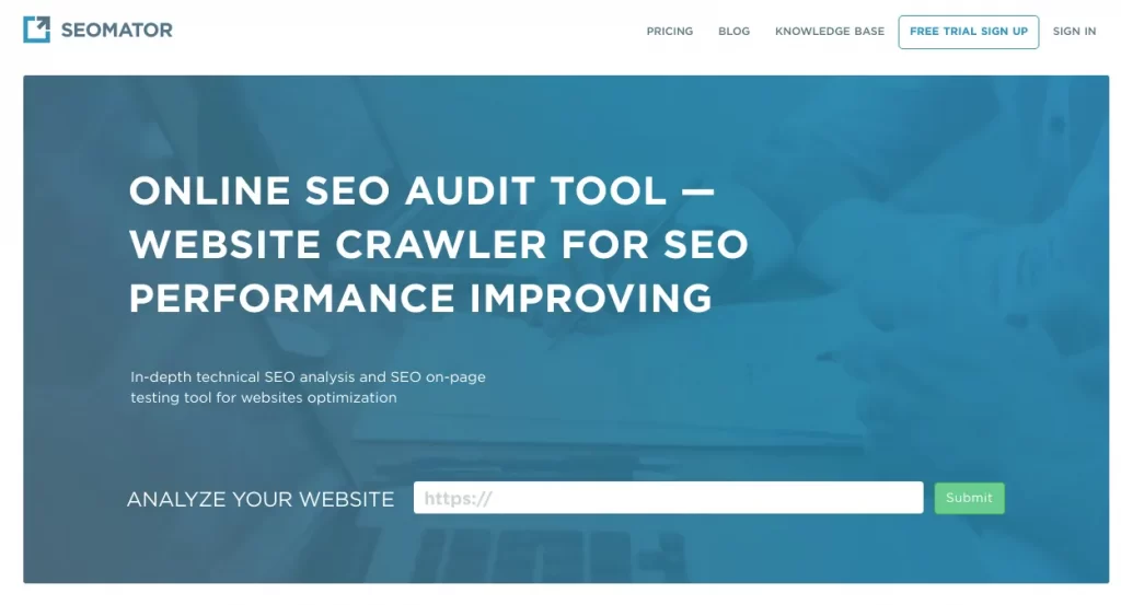 SEO Audit Tools- SEOmator