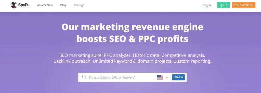 SEO Audit Tools-SpyFu