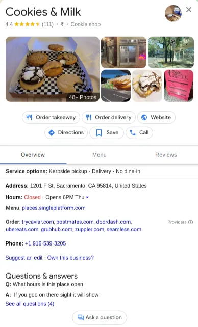 Small Business Local SEO Tips- Make Consistent NAP- Example