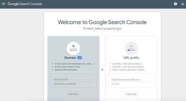 google search console