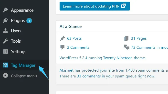GTM plugins - Tag manager