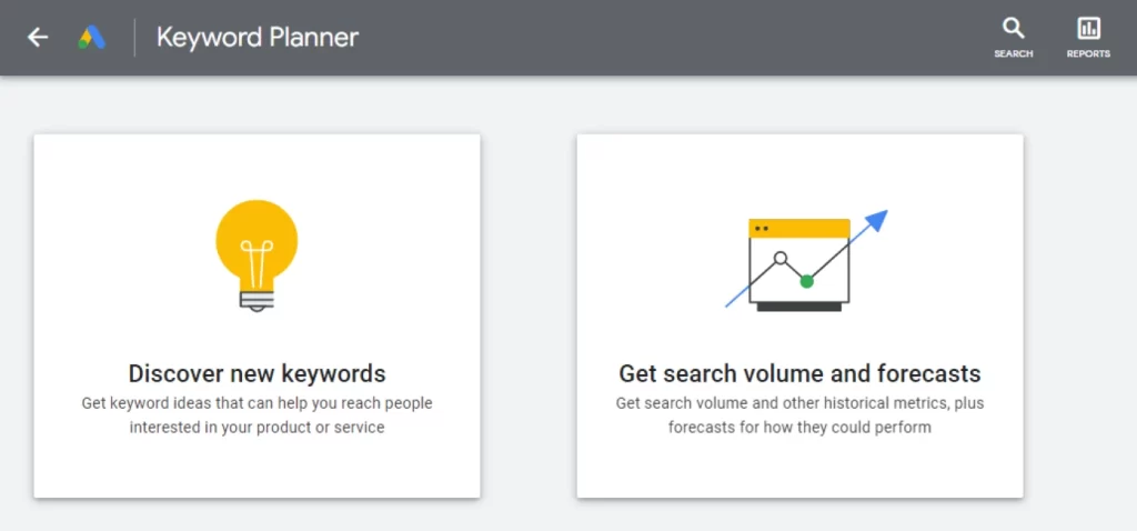 google keyword planner