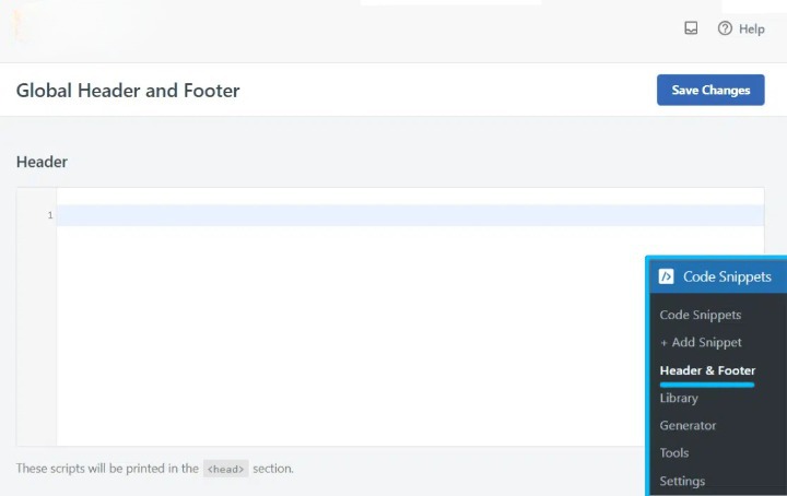 header & footer
