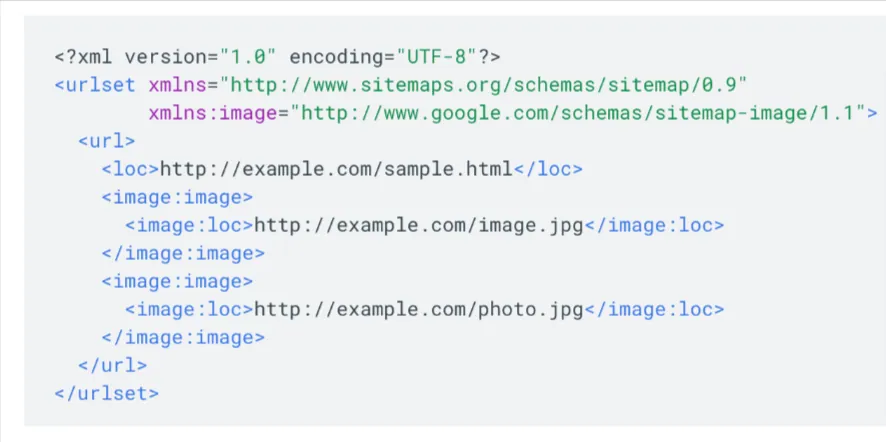 image optimization for seo - image sitemap