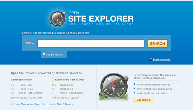 open site explorer