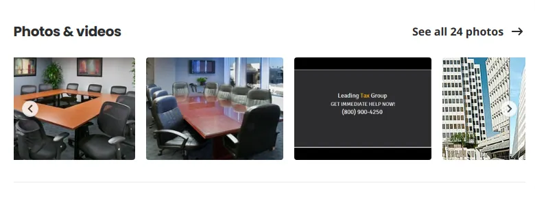 add images and videos of staff, offices