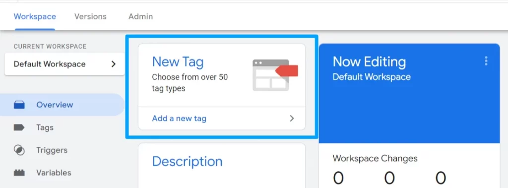 create new tag