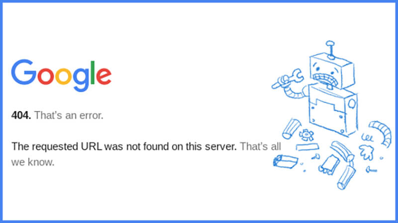 fix 404 errors