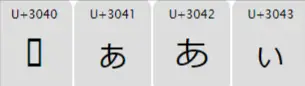 foreign words and characters