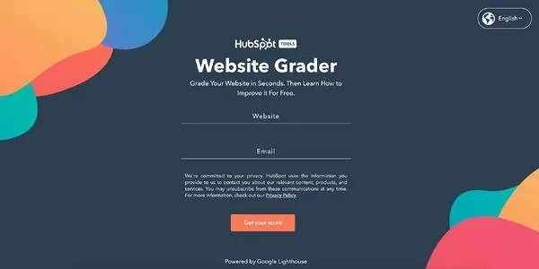 website seo testing - website grader