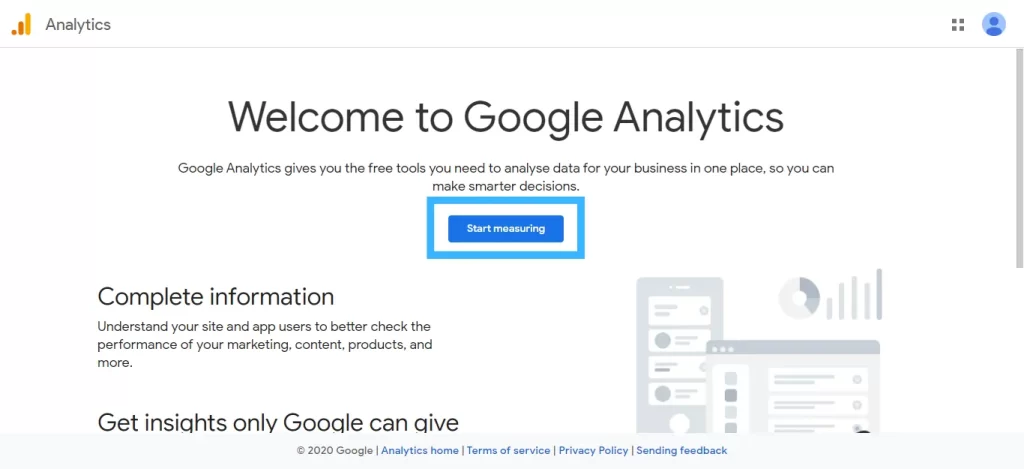welcome to Google Analytics