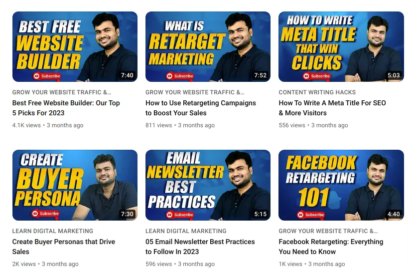 youtube seo tips- dedicate video title- match the intent of the audience