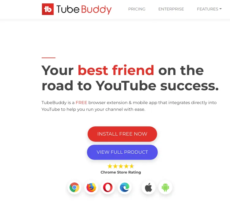 youtube seo tools- tubebuddy