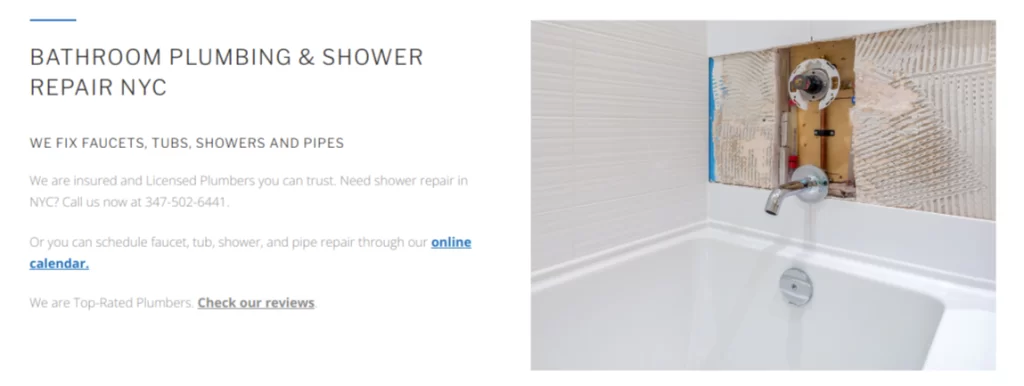 Bathroom Plumbing Shower Repair Use optmized Images and multimedia