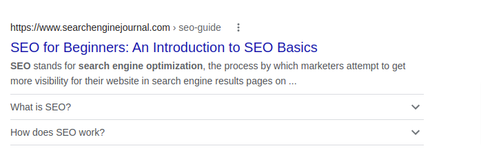 seo Google Search Use Structured Data
