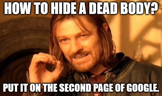 Google Ranking Meme