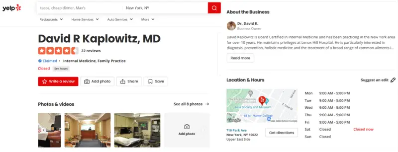 List Your Practice on Local Directories