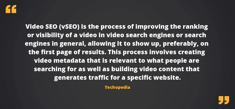 what is video seo - quotes
