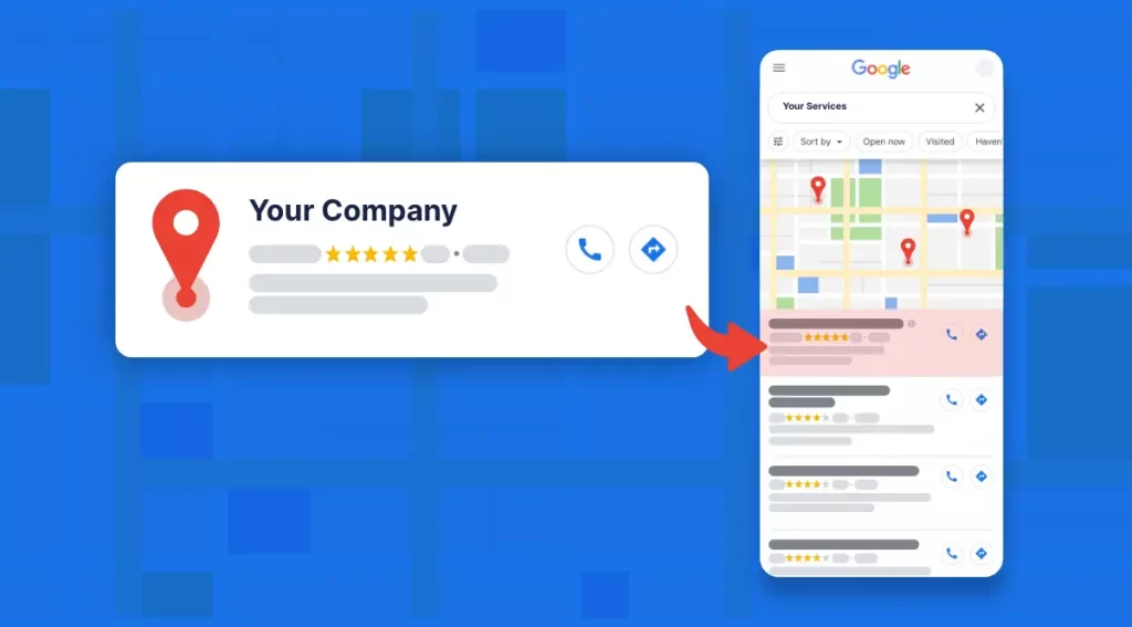 example of your company on GMB