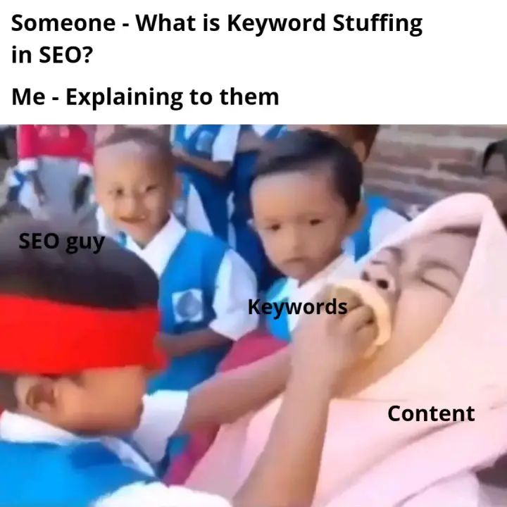 Keyword stuffing meme