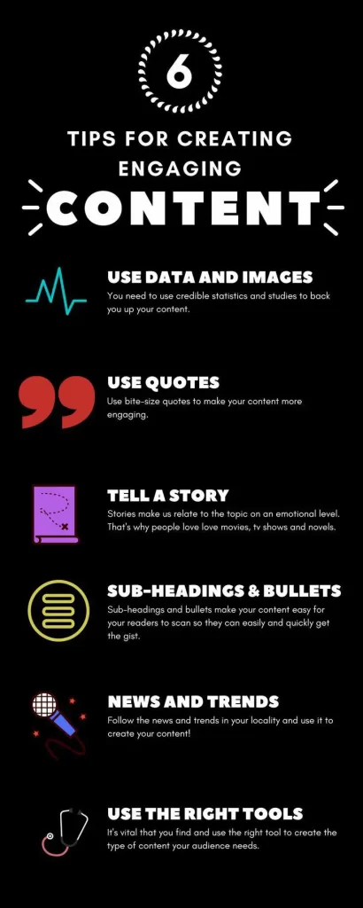 Tips for creating engaging content