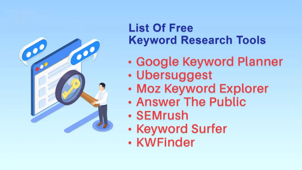 Free keyword research tools