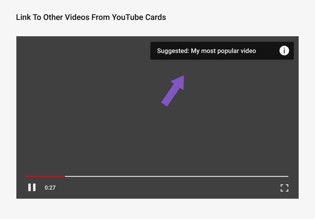 Links in YouTube video
